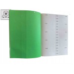 Ticket Book-Square Counter Book-Green
